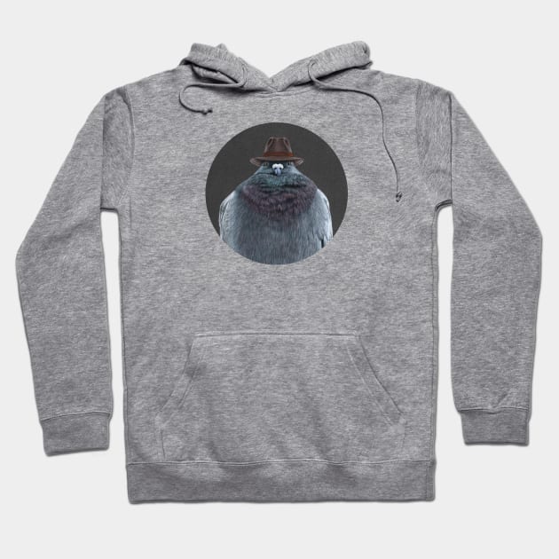 Don Pigeon Hoodie by Mikhail Vedernikov